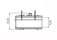 GH Series 165 Pound (lb) Machine Net Weight Speed Belt Conveyor - 2