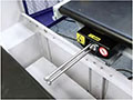 Orbit Automatic Rotating Ring Spiral Wrapping Machinery with Stretch Films - Automatic Cut and Clamp Unit