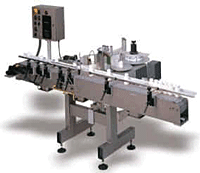 Universal Labeling Systems High Speed Automatic Round Product Labeling System