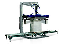 Genesis HS50/2, 400 x 600 Millimeter (mm) Minimum Pallet Dimensions Automatic Rotating Ring Stretch Wrapping Machine