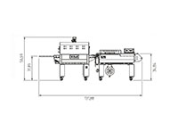 Up to 1500 packs/hour Output Smipack Semiautomatic Shrink Packaging L-Sealing Equipment - 2