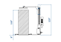 Rotoplat 708 Semi-Automatic Turntable Stretch Wrapping Machinery - 7