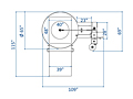 Rotoplat 708 Semi-Automatic Turntable Stretch Wrapping Machinery - 6