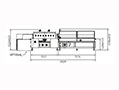 HS Servo Series 32.28 Inch (in) Cross Sealing Bar Length Box Motion Side Sealer with Shrink Tunnell - 2